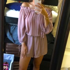Rose pink romper
